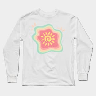 Sunshine Sherbet Ice cream Design Long Sleeve T-Shirt